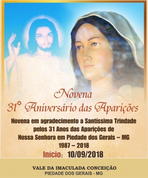 Novena em honra a Nossa Senhora de Piedade  &quot;Eis aqui a Serva do Senhor!&quot;