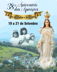 38° Aniversário das Aparições de Nossa Senhora de Piedade